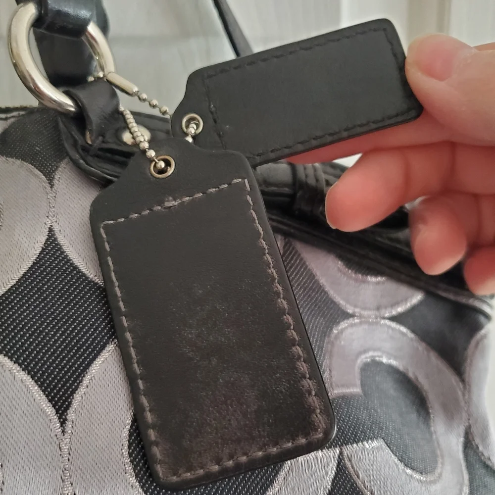 Coach Madison Op Art Sateen Sophia Satchel 18635